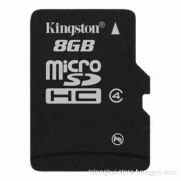 Micro SD Card, 8GB Memory Capacity, -25 to 85°;C Operating Temperature